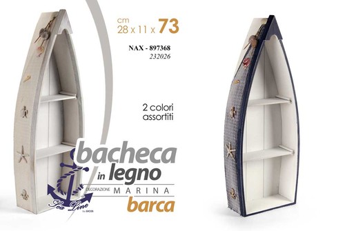 Bacheca barca legno 2 - bacheca,