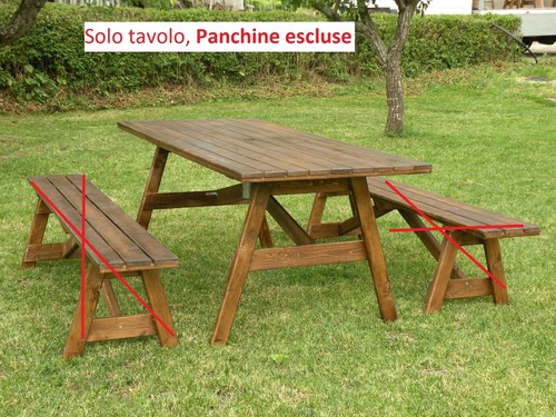 Tavolo giardino legno - giardino,